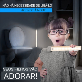 Luz LED Recarregável com Sensor Automático